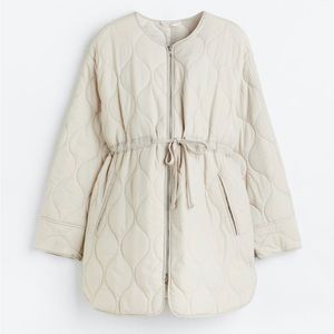 Quilted maternity jacket - small